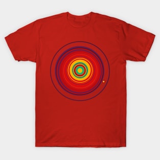 Concentric circles and voyeur T-Shirt